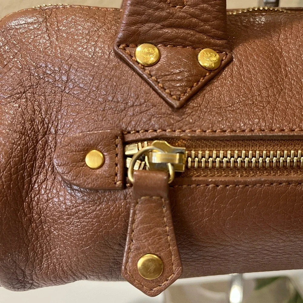 MCM TEENIE WEENIE TAN LEATHER BAG - Picture 5 of 10
